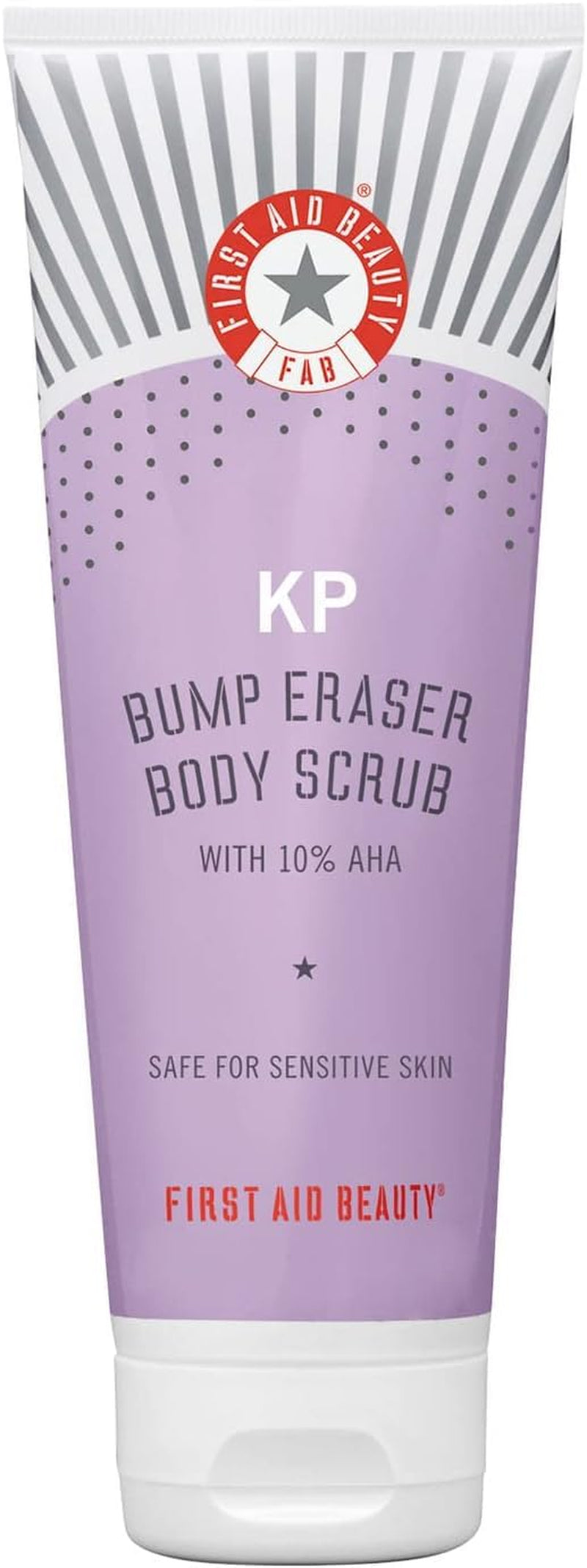 Professional Title: "First Aid Beauty KP Bump Eraser Body Scrub - Keratosis Pilaris Exfoliant with 10% AHA - Large 10 Oz Tube"