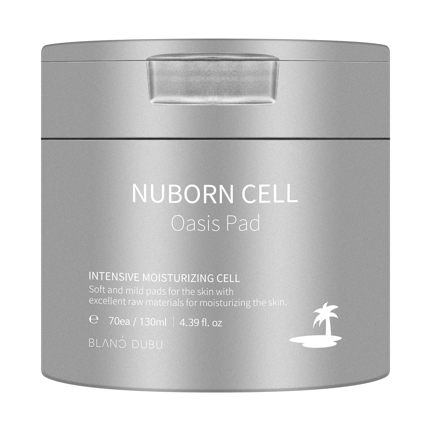 BLANC DUBU NUBORN CELL Oasis Pad, 70 Pads | Advanced Moisturizing Human Stem Cell Skincare | Tone, Hydrate, Cleanse with Gentle Phas for Sensitive Skin, Made in Korea