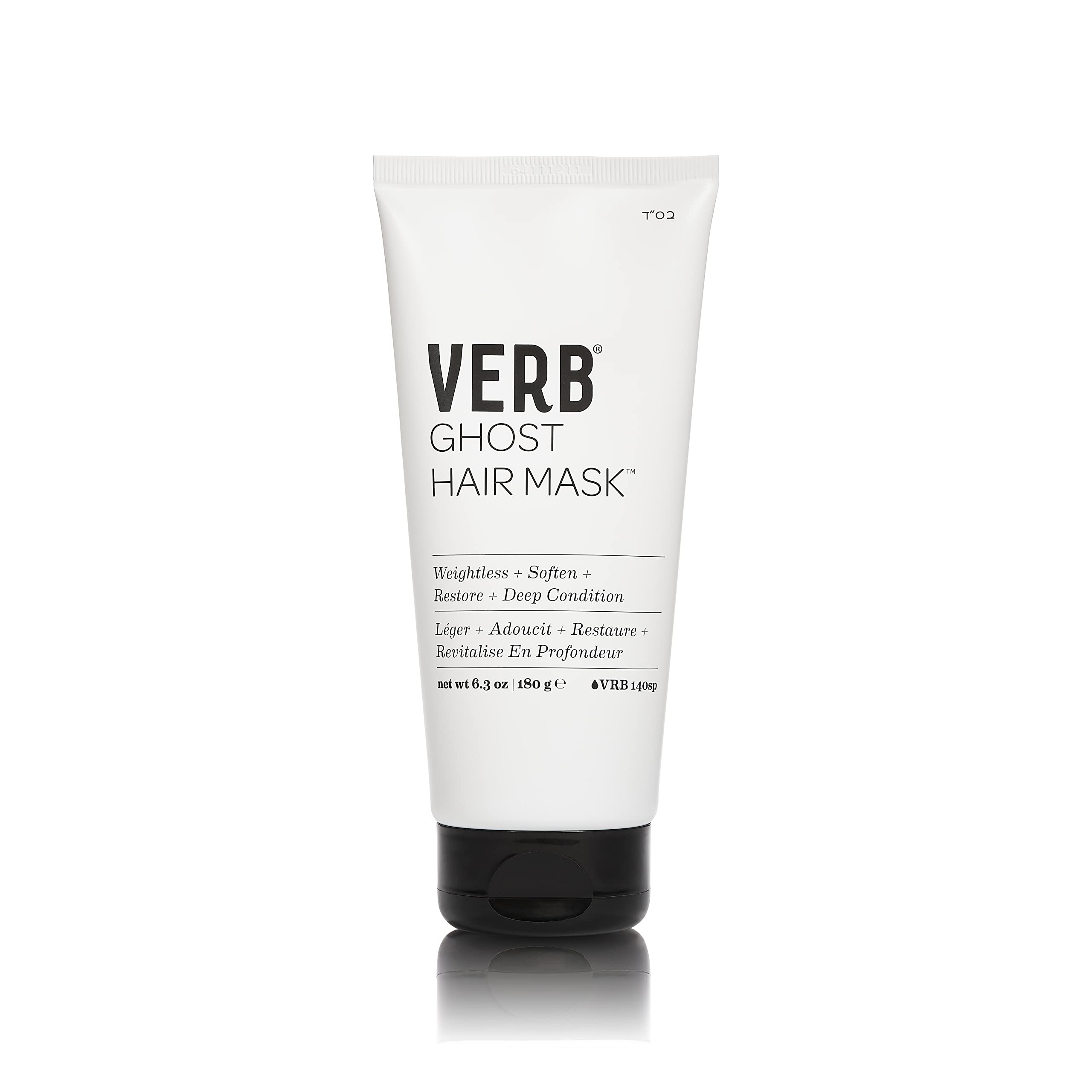 VERB Ghost Hair Mask - Vegan Deep Conditioning Hair Treatment – Repair Hair Mask for Damaged Hair – Intense Hydration Mask with Moringa Oil Defrizzes and Promotes Shine, 6.3 fl oz